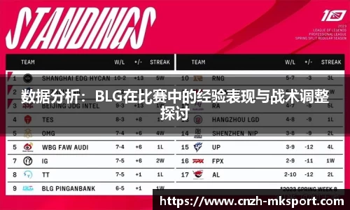 数据分析：BLG在比赛中的经验表现与战术调整探讨
